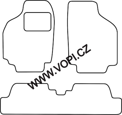 Autokoberce Suzuki Wagon R+ bez kufru 1997 - 2001  Colorfit Fun (4515)